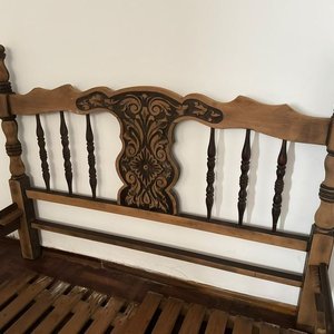 Cama de 2 Plazas Estilo Provenzal Desarmable - imagen 1