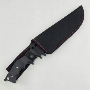 Cuchillo Táctico Negro con Vaina Negra - imagen 6