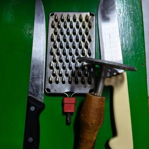 Set de Utensilios de Cocina: Cuchillas, Rallador, Pisapapas y Más - imagen 3