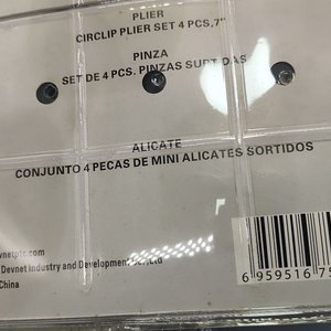 Kit 4 Pinzas para Seguro Devec, Interior/Exterior, Recta y Curva - imagen 10