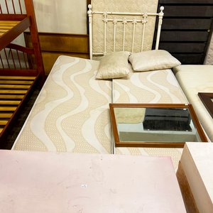 Cama Cucheta Doble Madera Color Caoba con Colchones - imagen 2