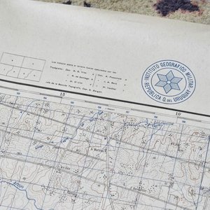 Mapa topográfico San José de Mayo, Instituto Geográfico Militar Uruguay - imagen 3