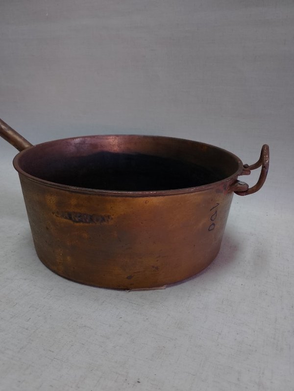 Hermosa olla de hierro cobreada para cocina - imagen 5