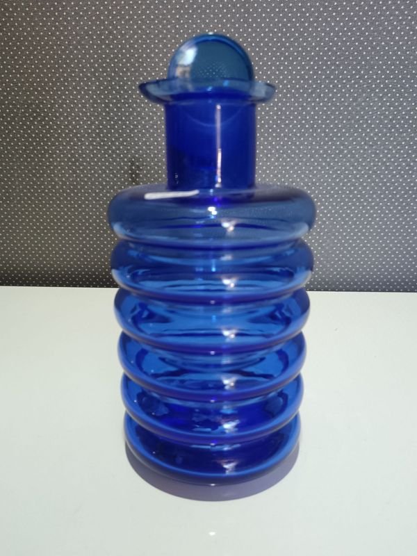 Dos botellones de cristal antiguos para decoración - imagen 3