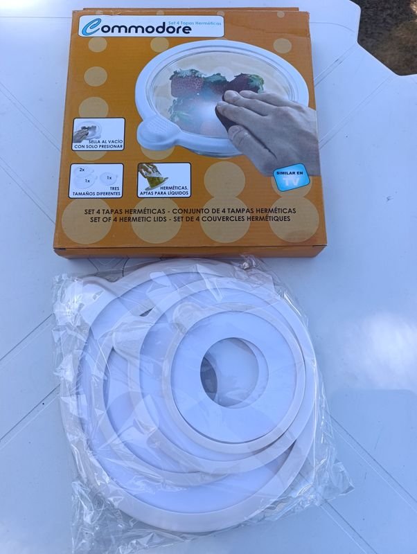 Lote siguiente: Set de 4 tapas térmicas
