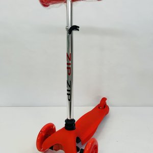 Monopatín Scooter Tres Ruedas Rojo con Luces ZIP - imagen 1