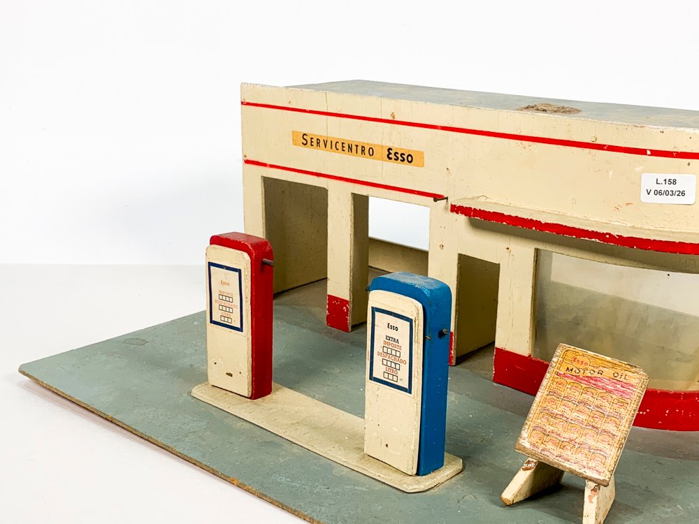 Maqueta de estación de servicio Esso en fibra - imagen 2