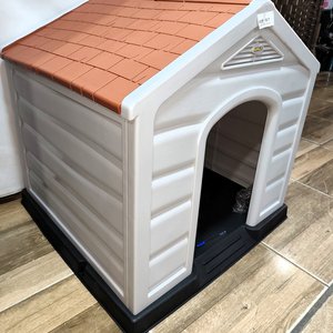 Casa para Mascotas Rimax Grande, Plástico Resistente, Techo Marrón - imagen 3