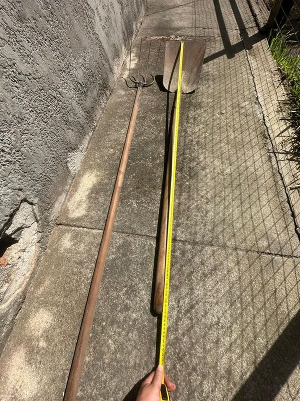 Pala ancha y horca de 4 dientes largas para la construcción - imagen 4