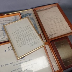 Lote de 9 Diplomas y Reconocimientos Militares - imagen 5