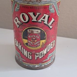 Dos Latas de Polvo para Hornear Royal Antiguas - imagen 1