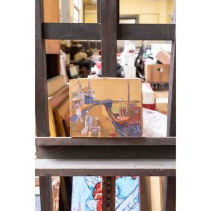 Lote anterior: Pintura al óleo "Puerto de la Paloma" de Nadal
