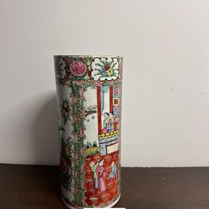 Florero de Porcelana con Diseño Oriental y Pájaros - imagen 3