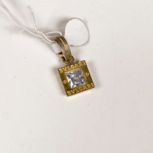 Colgante de Plata con Piedra y Logo Bulgari - imagen 2