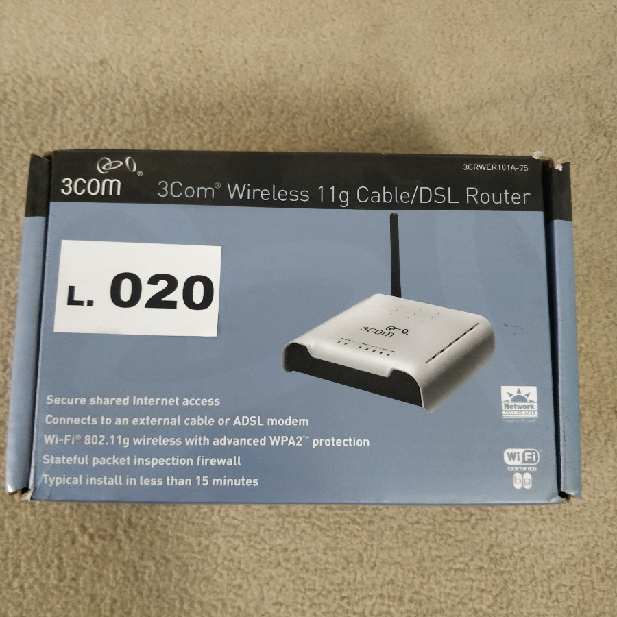 Router inalámbrico 3Com - Equipamiento de red