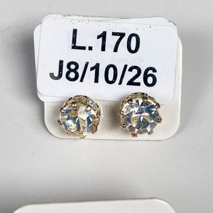 Dos Pares de Caravana de Plata 925 con Piedras - imagen 4