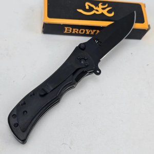 Navaja Plegable Browning Negra con Caja - imagen 2
