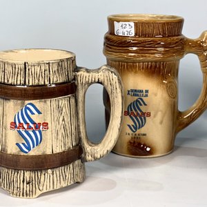Lote de 4 jarras de cerámica para cerveza, Semana de Lavalleja 1981 - imagen 6