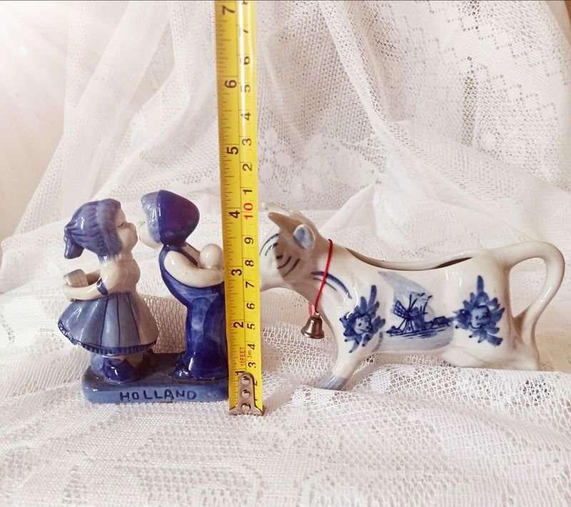 Figuras de Antigua porcelana Holandesa en Porcelana Delft - imagen 9