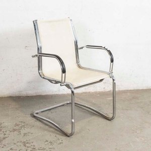 Lote siguiente: Sillón de Oficina Fijo Cromado con Asiento Tapizado