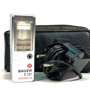 Flash Bauer E 201 Autoblitz para Cámaras Fotográficas con Estuche y Accesorios - imagen 2