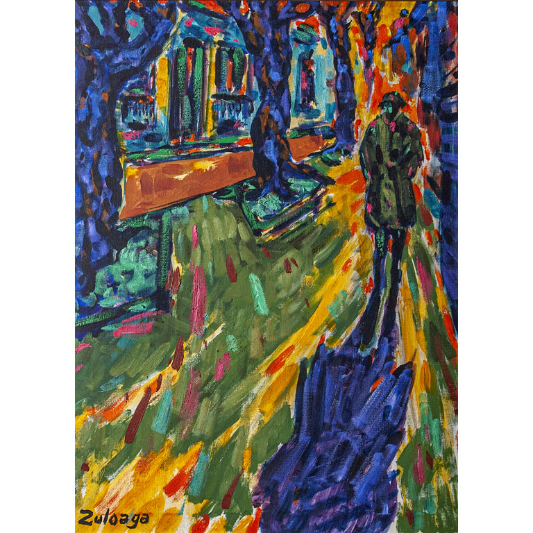 Lote anterior: Ignacio Zuloaga. Calle y personaje. Pintura urbana