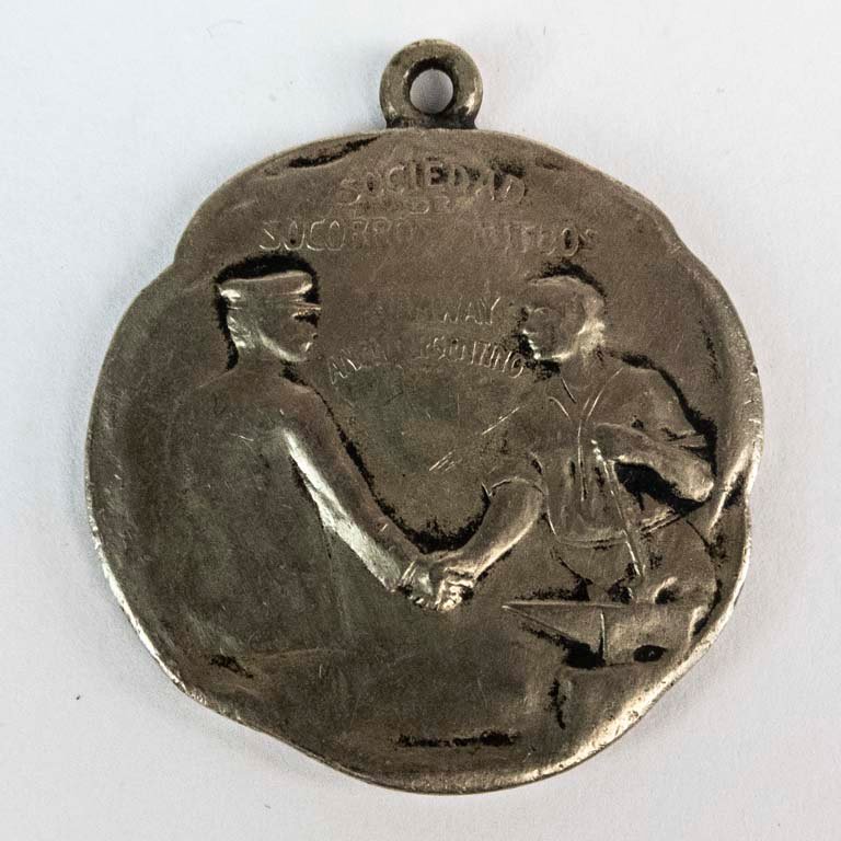 Medalla "Tranvía Anglo-Argentino" de Alpaca - Pase Libre