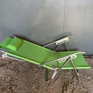 Silla de Playa Plegable Verde en Aluminio, 5 Posiciones - imagen 6