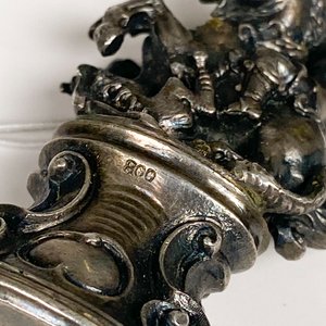 Sello de Plata Inglesa con San Jorge, 45 grs, 5 cm de Altura - imagen 5