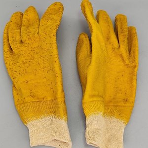 Par de Guantes Tipo "Mondongo" Amarillos - imagen 3
