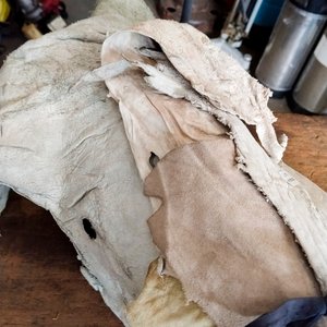 6 Cueros Enteros Crudos para Artesanías o Tapicería - imagen 5