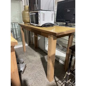 Mesa Mostrador Rectangular Madera Clara 175x63x103 cm - imagen 1