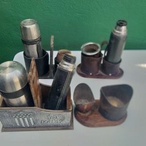 Juego de Materas y Termos de Cuero - imagen 3