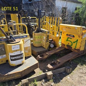 Lote siguiente: Carretillas Eléctricas y Transpaletas Industriales
