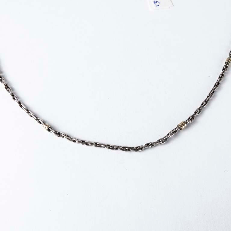 Lote anterior: Cadena de plata con vermeille - Peso: 7,8gr - Medidas: 43cm