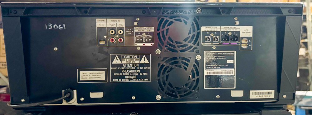 Equipo de música Sony con control - imagen 5