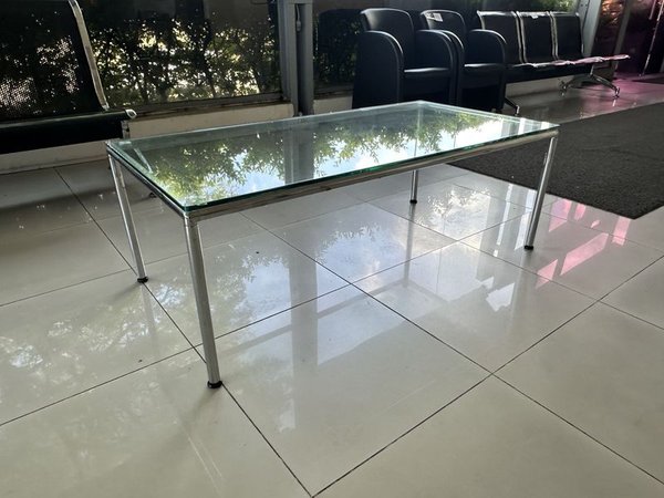 MESA AUXILIAR DE GLAS Y METAL - imagen 1