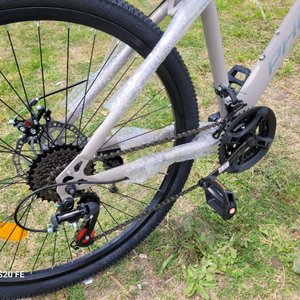 Bicicleta de Montaña Rodado 26 Color Gris Claro/Beige - imagen 6