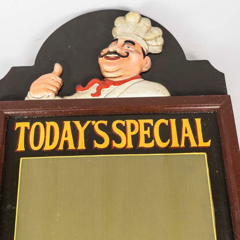 Cartel de menú de madera para restaurante - imagen 2