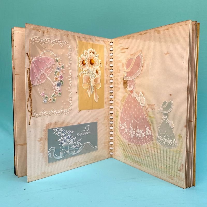 Colección de Tarjetas Artesanales en Pergamino: Casamiento y 15 Años