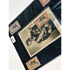 Folio con Foto y 4 Sellos del Príncipe Rainier III de Mónaco - imagen 3