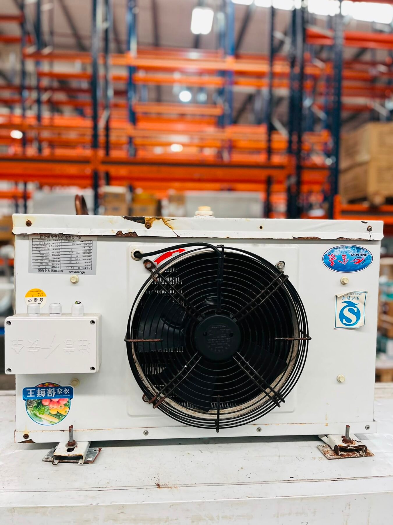 Evaporador de Congelado para Freón con Ventilador