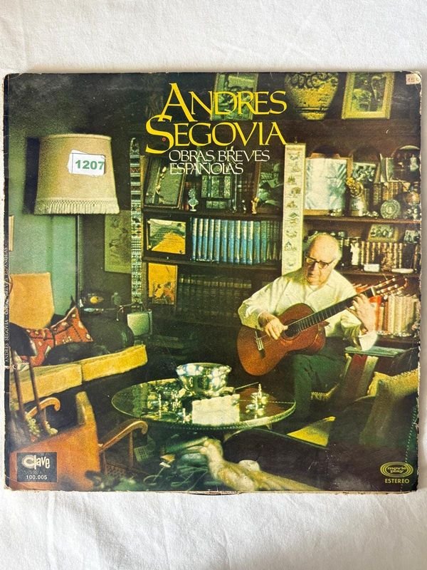 Disco de Vinilo Andrés Segovia "Obras Breves Españolas" - imagen 1