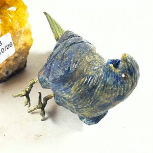 Dos Figuras de Aves en Piedra y Bronce - imagen 3