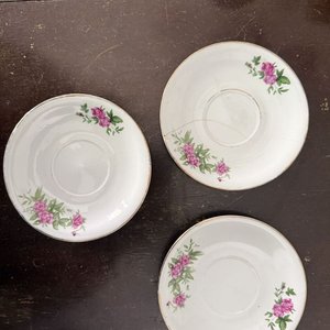 Juego de Tazas y Platos de Porcelana China con Diseño Floral - imagen 8