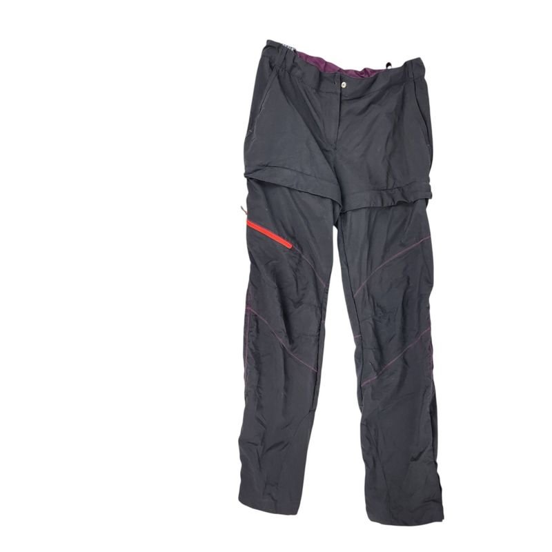 Pantalón Convertible de Trekking para Niña Negro Talle 14-15 Años