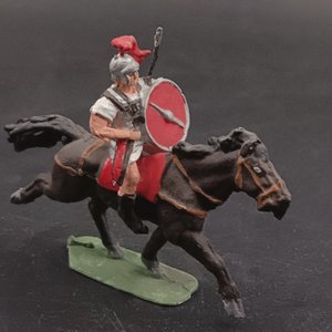 Lote siguiente: Soldado Romano a Caballo, Década de 1950