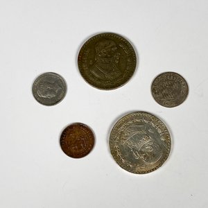 Cinco Monedas de Plata de Colección - imagen 2