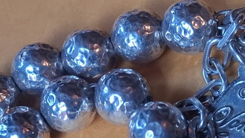 Pulsera de plata con detalles artesanales - imagen 3