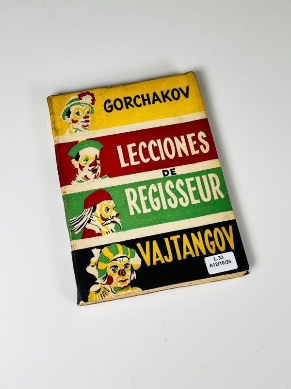 Libro Lecciones de Regisseur por Gorchakov